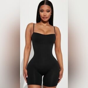 Fashion Nova Black Shapewear Bodysuit